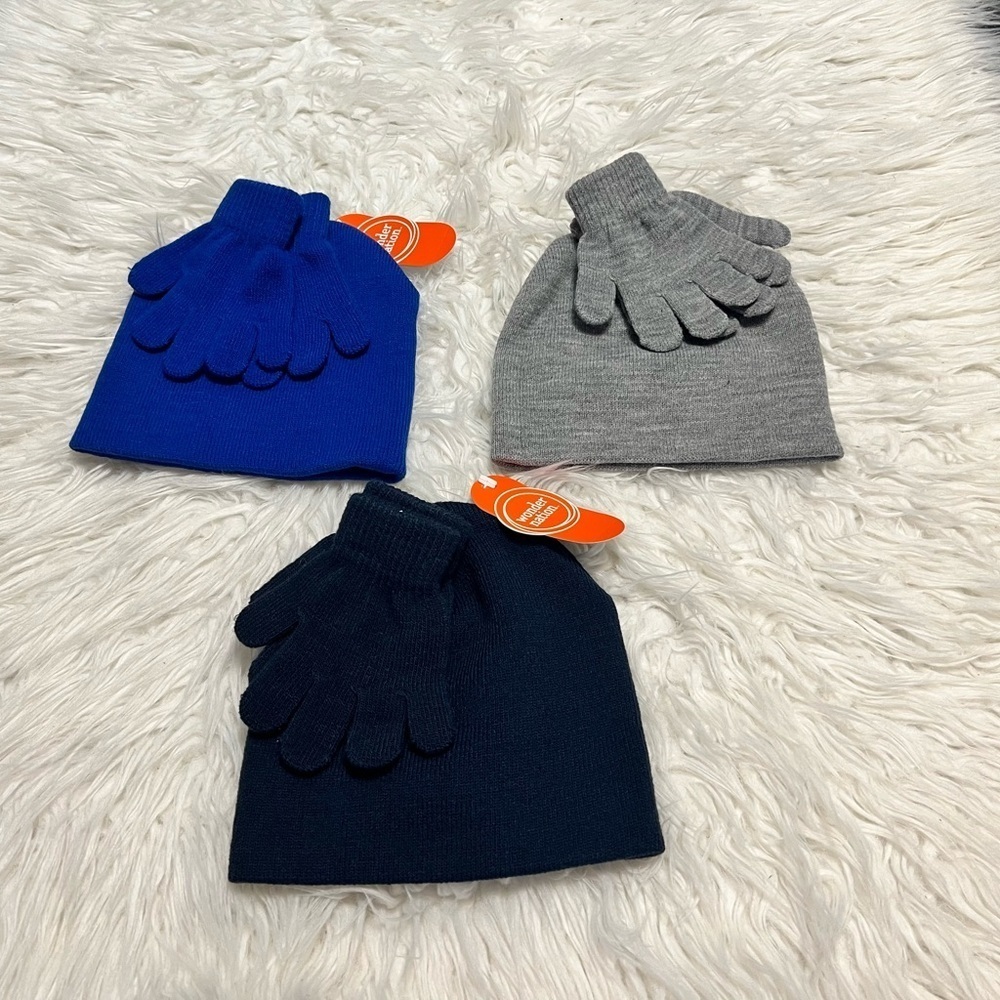 Wonder Nation Beanie bundle for boys